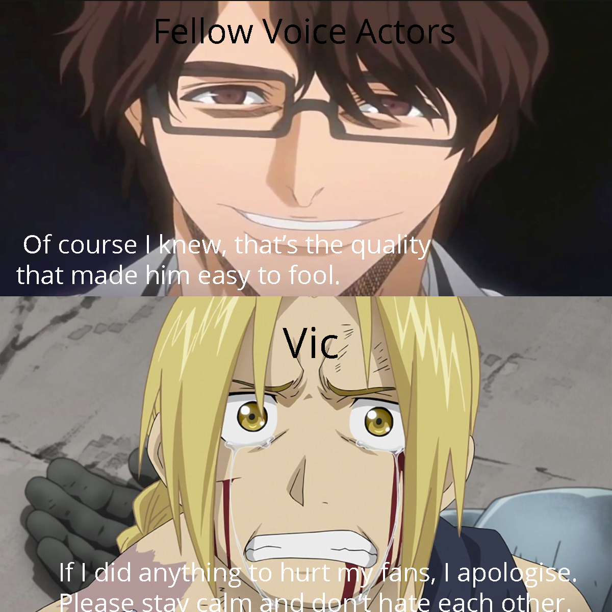 Anime Satire - Vic's Betrayal - Sakura Anime News